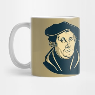 Quote from theologian and reformer Martin Luther Mug